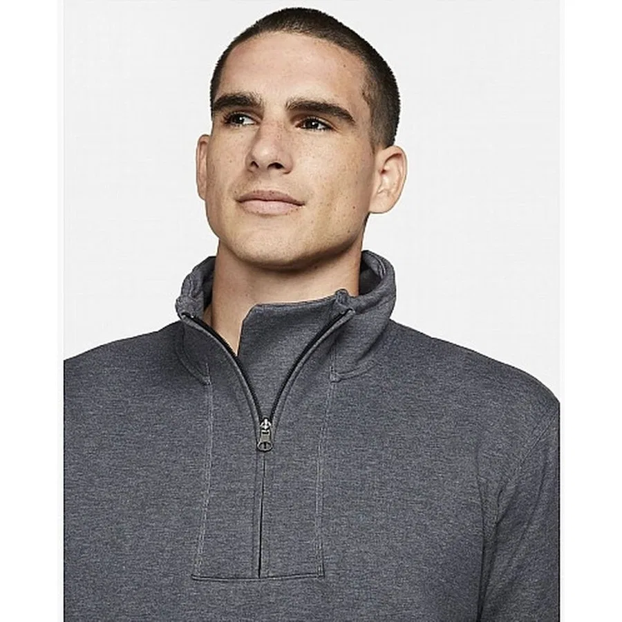 Спортивный свитшот с капюшоном Nike Ny Dri-FIT Restore Qz, Серый — фото 2