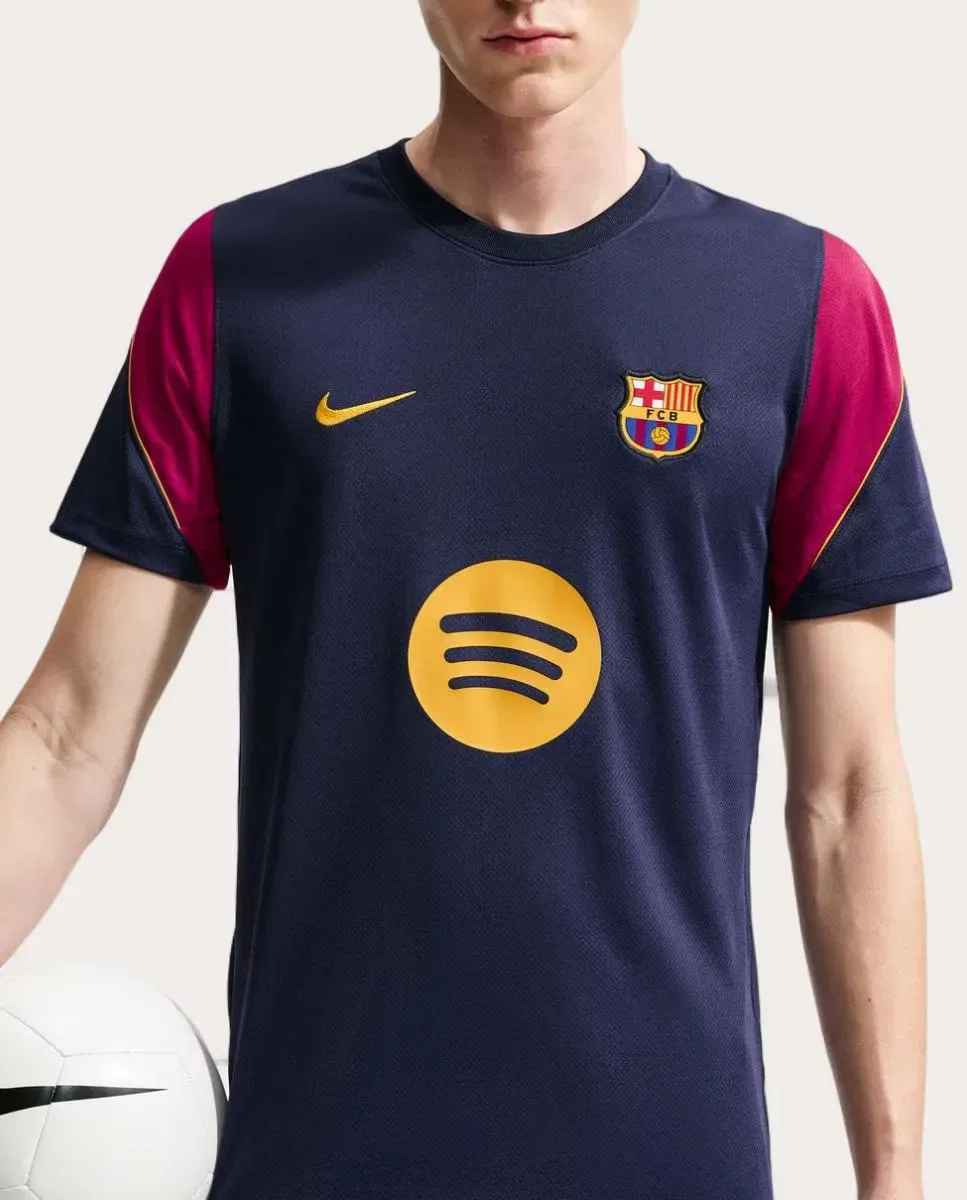 Мужская футболка FC Barcelona 2026-2027 Stadium Dri-FIT Strike Nike, Dark Blue — фото 3