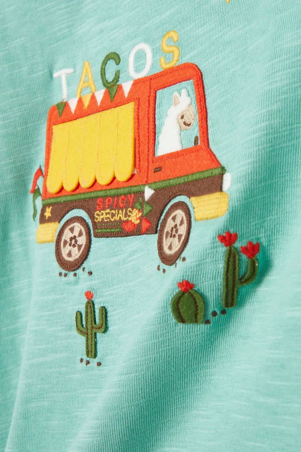 Футболка свободного кроя из органического хлопка Taco Truck Purebaby — фото 4
