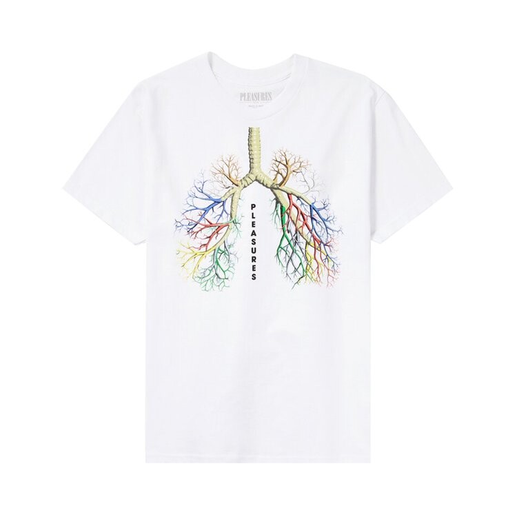 

Футболка Pleasures Breathe Again T-Shirt 'White', белый