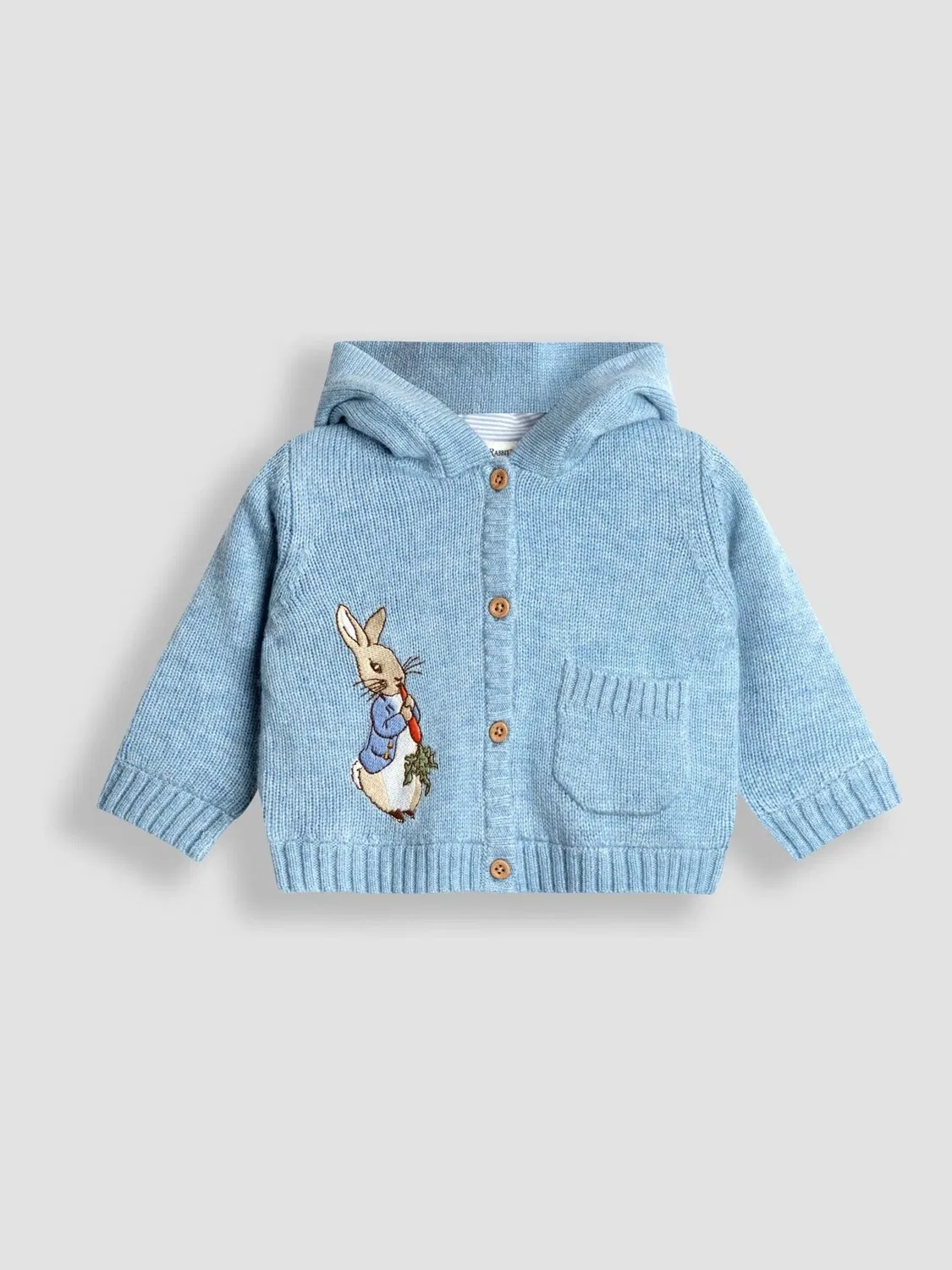 Кардиган с капюшоном Peter Rabbit Jojo Maman Bébé, синий