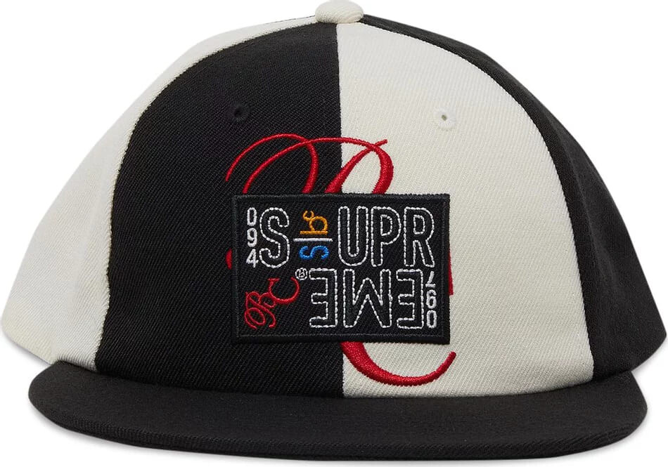 

Бейсболка Supreme x Bernadette Corporation 6-Panel, черный/белый