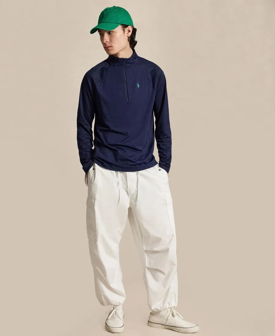 Свитшот с воротником-стойкой и молнией US Open Paneled Stretch Polo Ralph Lauren, Refined Navy — фото 2