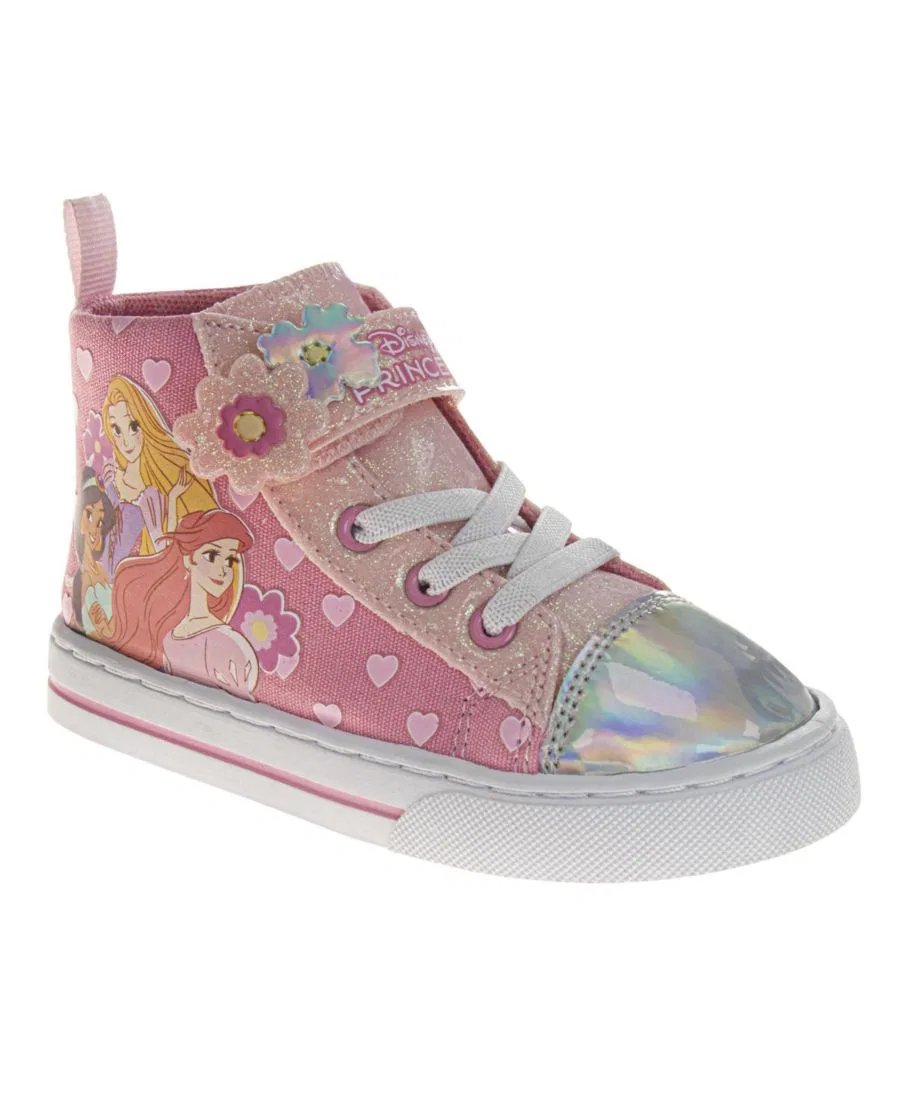 Кроссовки высокие Princess High Top Sneakers Disney, Pink
