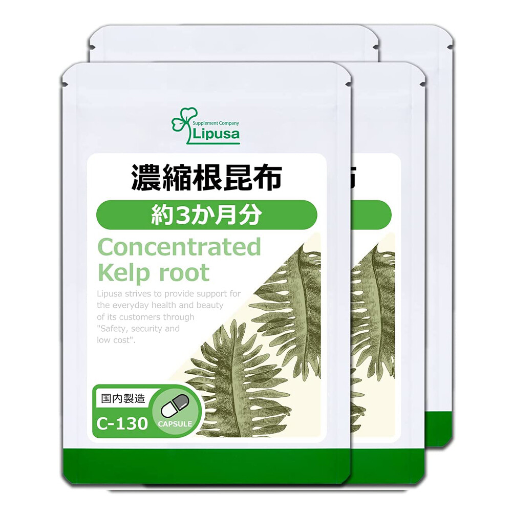 

Добавка Lipusa Concentrated Kelp Root C-130, 4 предмета, 180х4 капсул