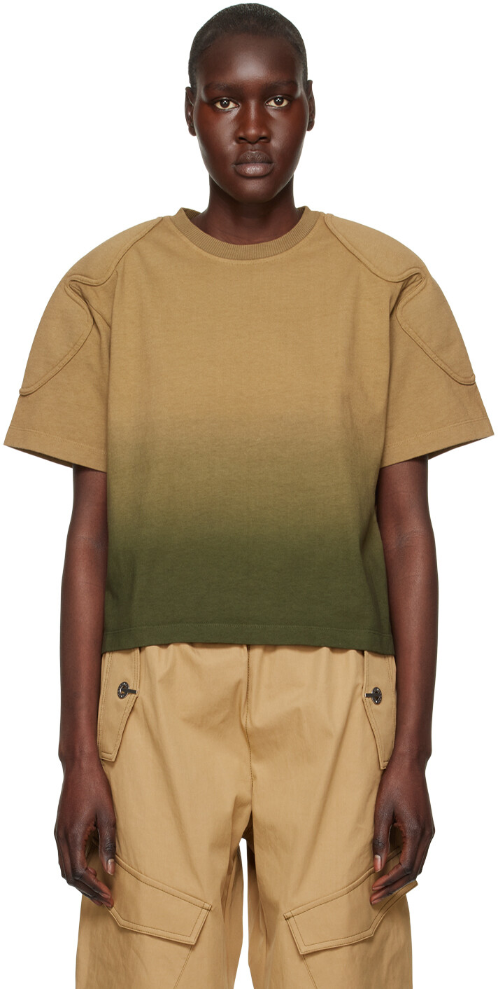 

Футболка цвета хаки Sunfade Dion Lee
