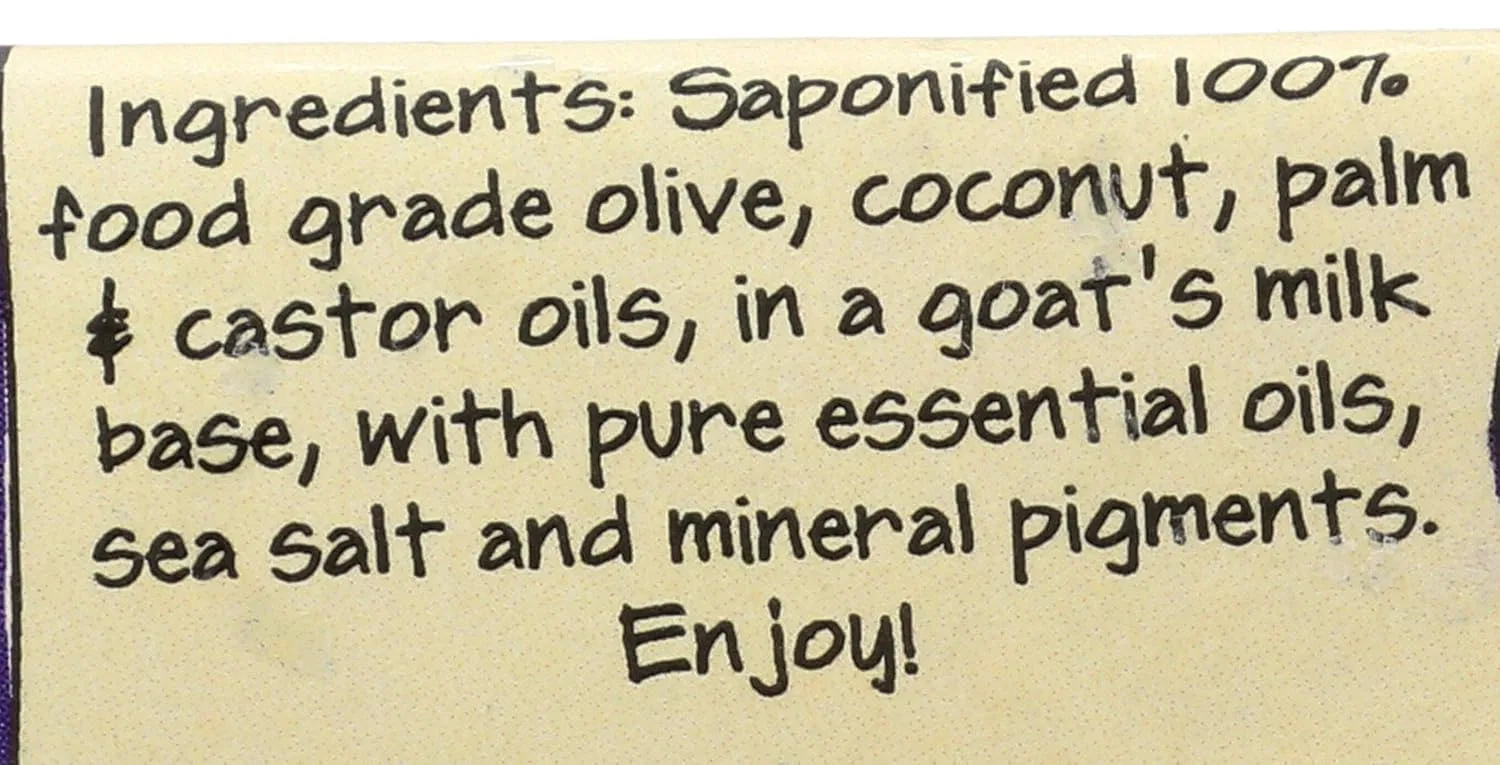 Мыло твердое Goat's Milk Soap Sea Salt Zum, 85 г — фото 3