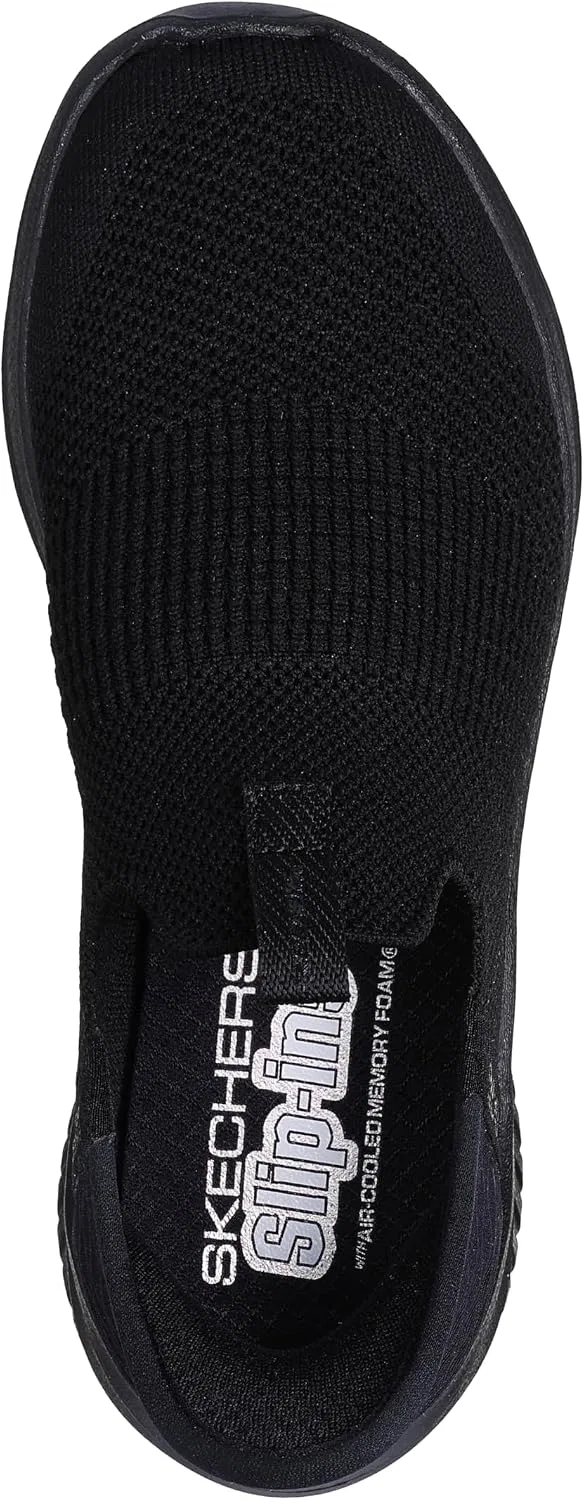 Детские кроссовки для девочек Ultra Flex 3.0 Smooth Step Skechers, Black — фото 2