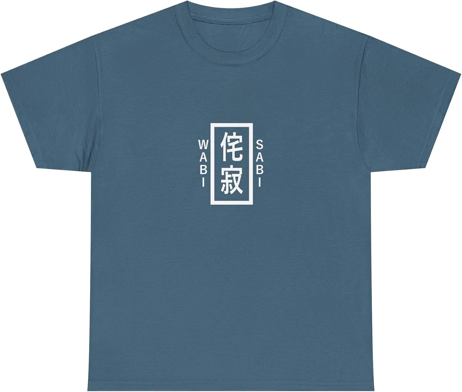 Женская футболка с принтом Wabi-Sabi, Kintsugi, индиго/синий