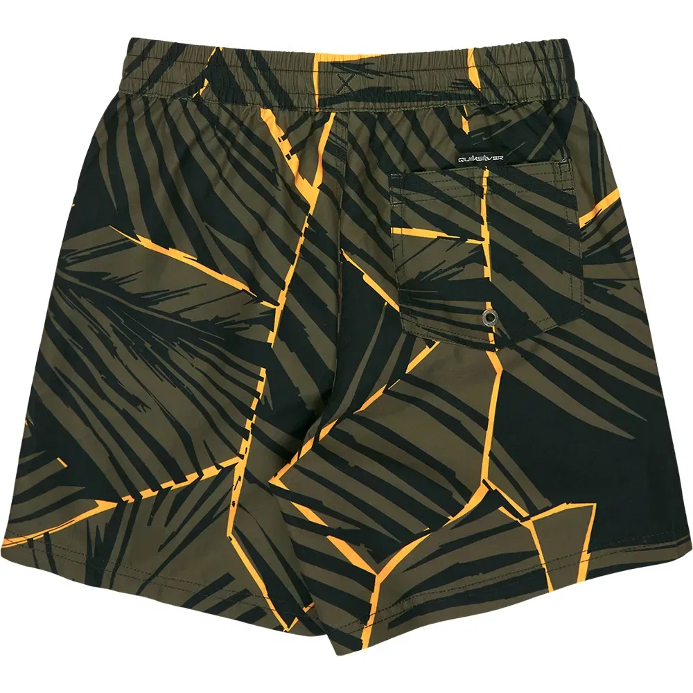 Плавки Everyday Printed Volley 14'' Quiksilver, зеленый — фото 2