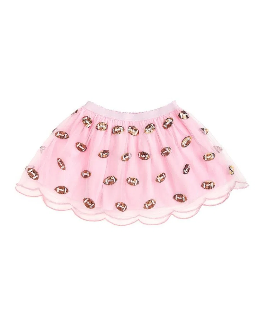 Юбка-пачка с пайетками и футбольным принтом Mini Sequin Footballs Sweet Wink, Multicolor