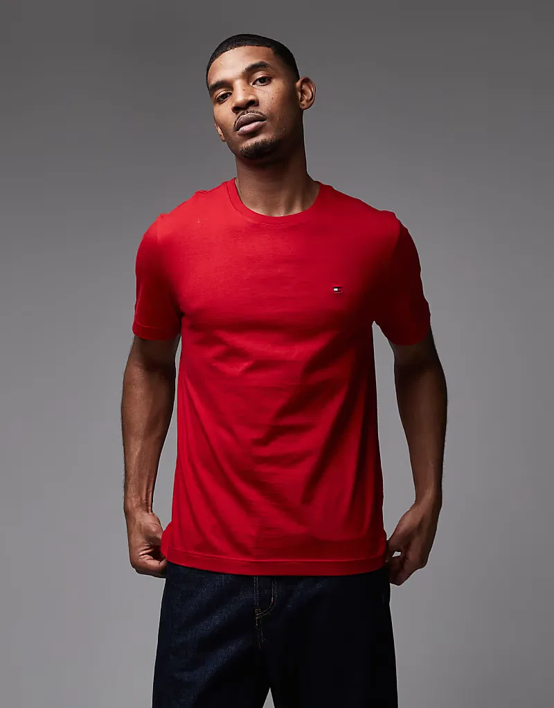Базовая футболка Tommy Hilfiger красного