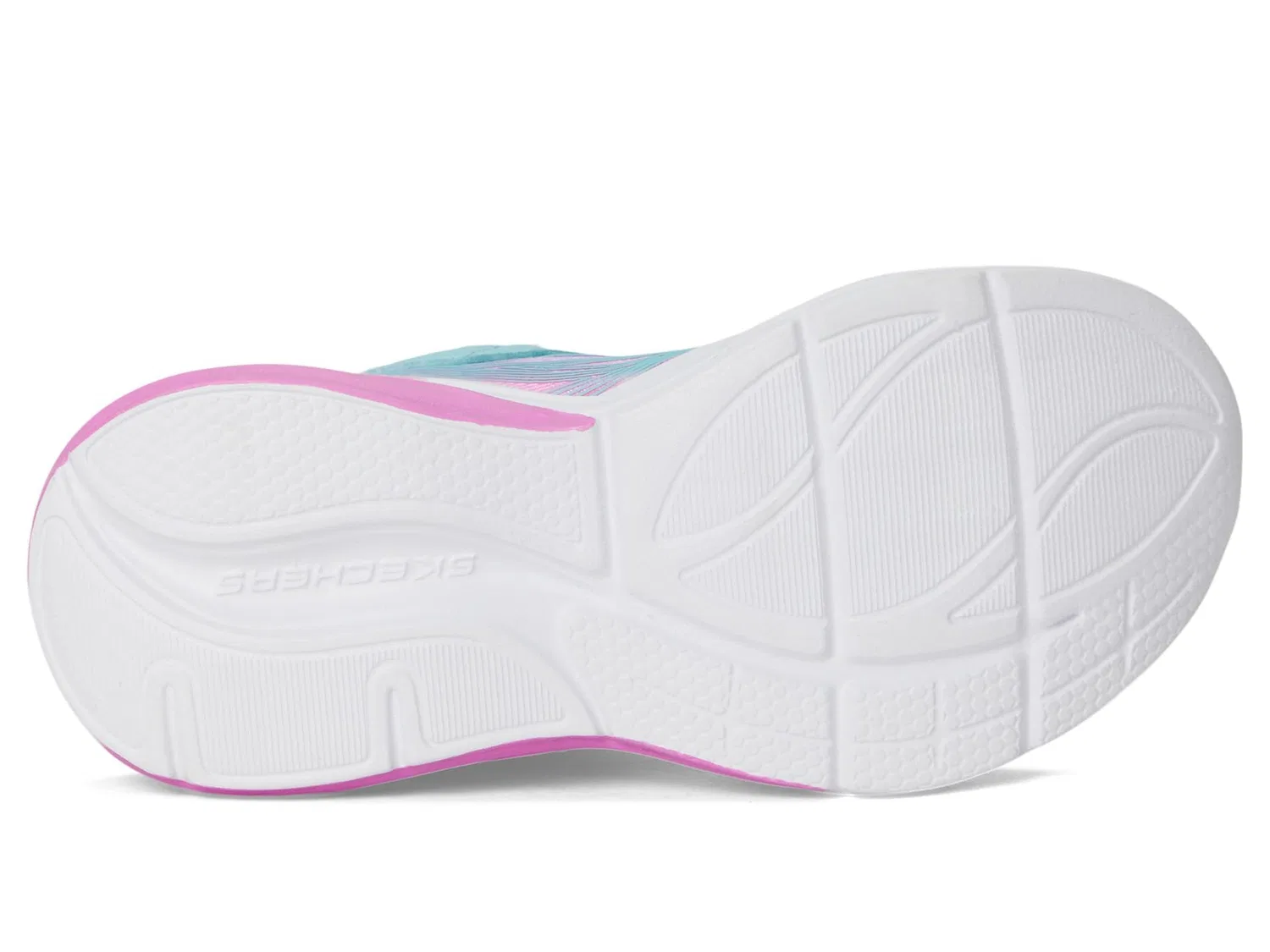 Детские кроссовки для девочек с подсветкой Skechers Cosmic Glow, Purple — фото 4