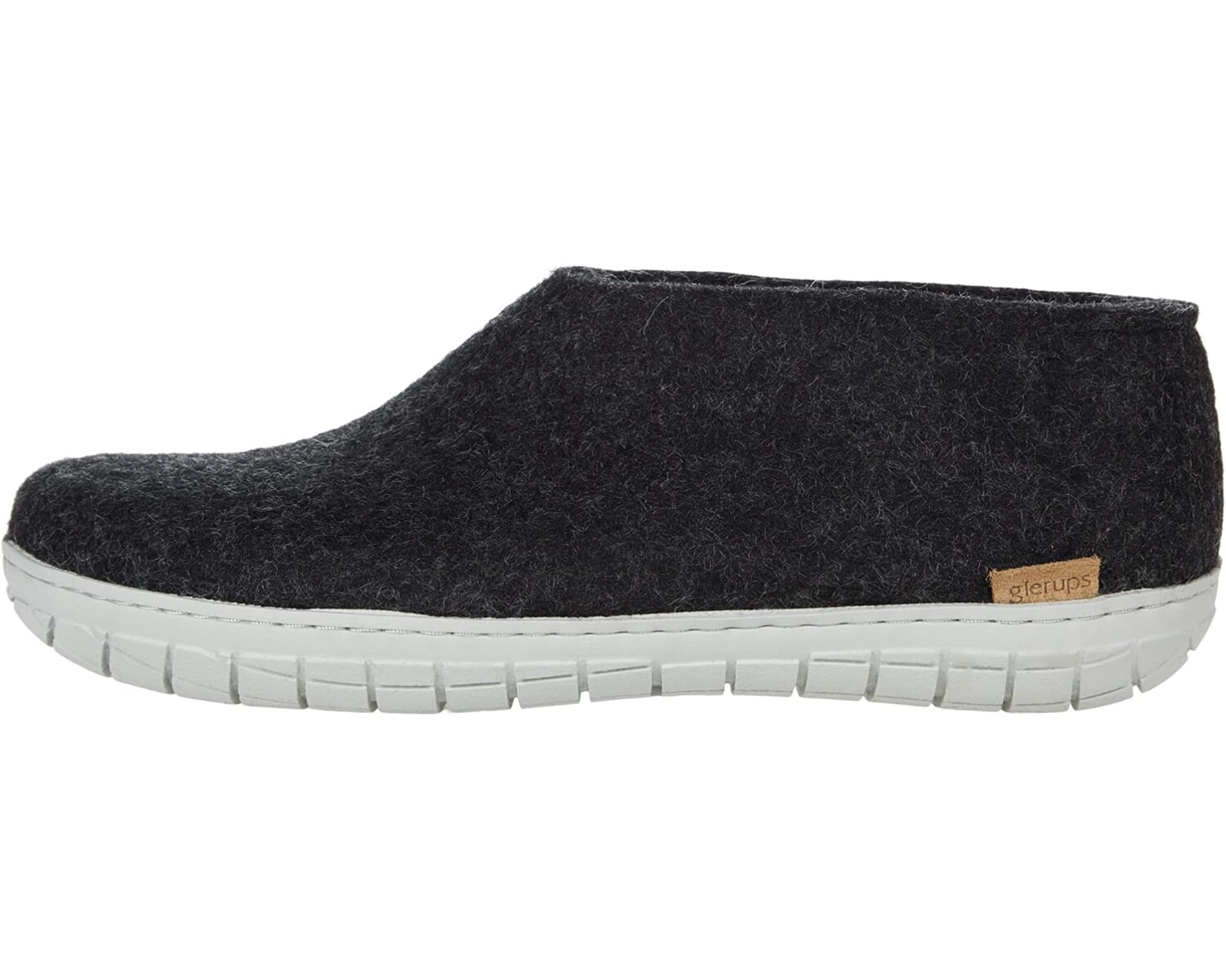 

Тапочки Wool Shoe Rubber Outsole Glerups войлочные, серый