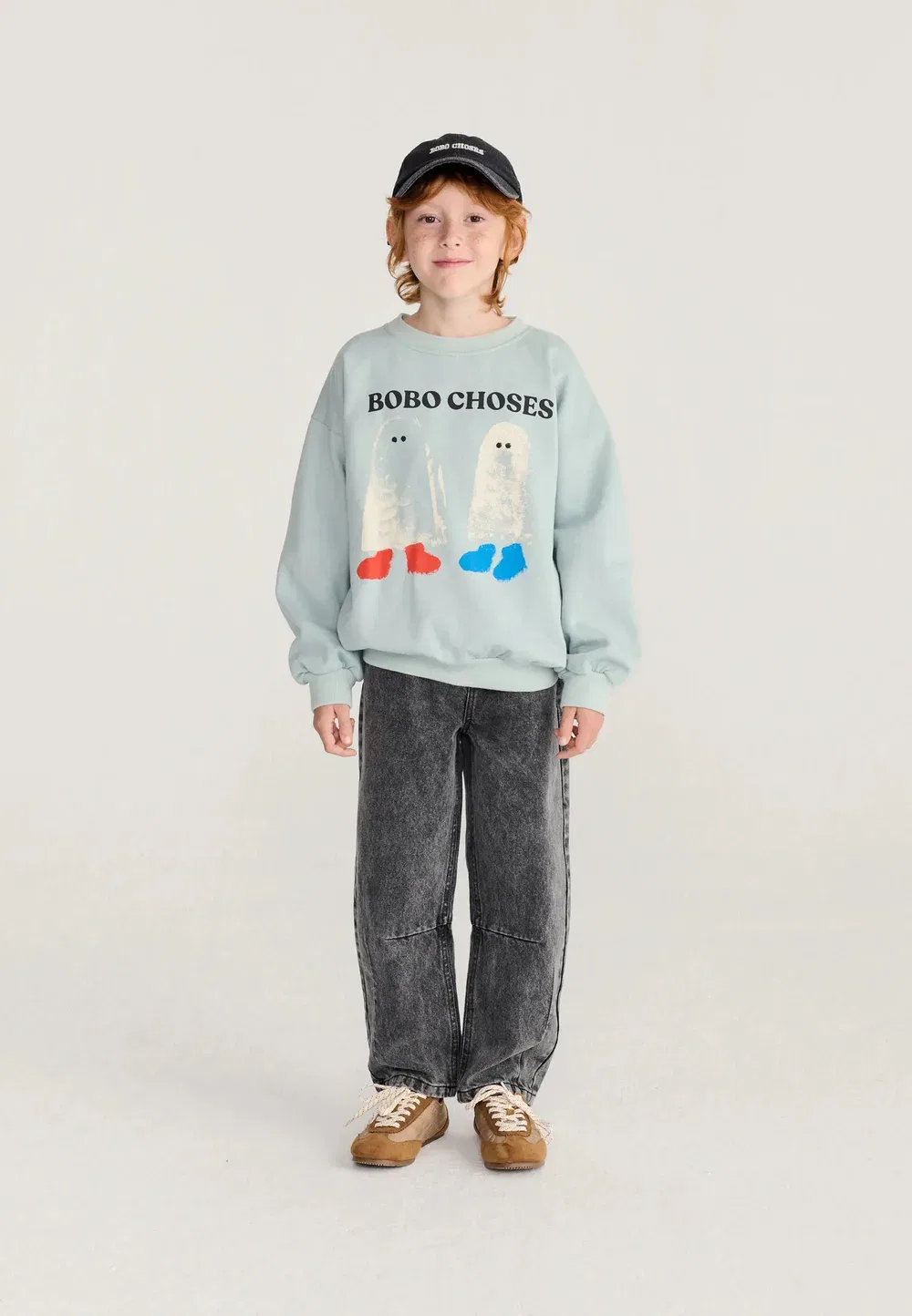 Толстовка унисекс Booty ghosts Bobo Choses, Light Blue — фото 2