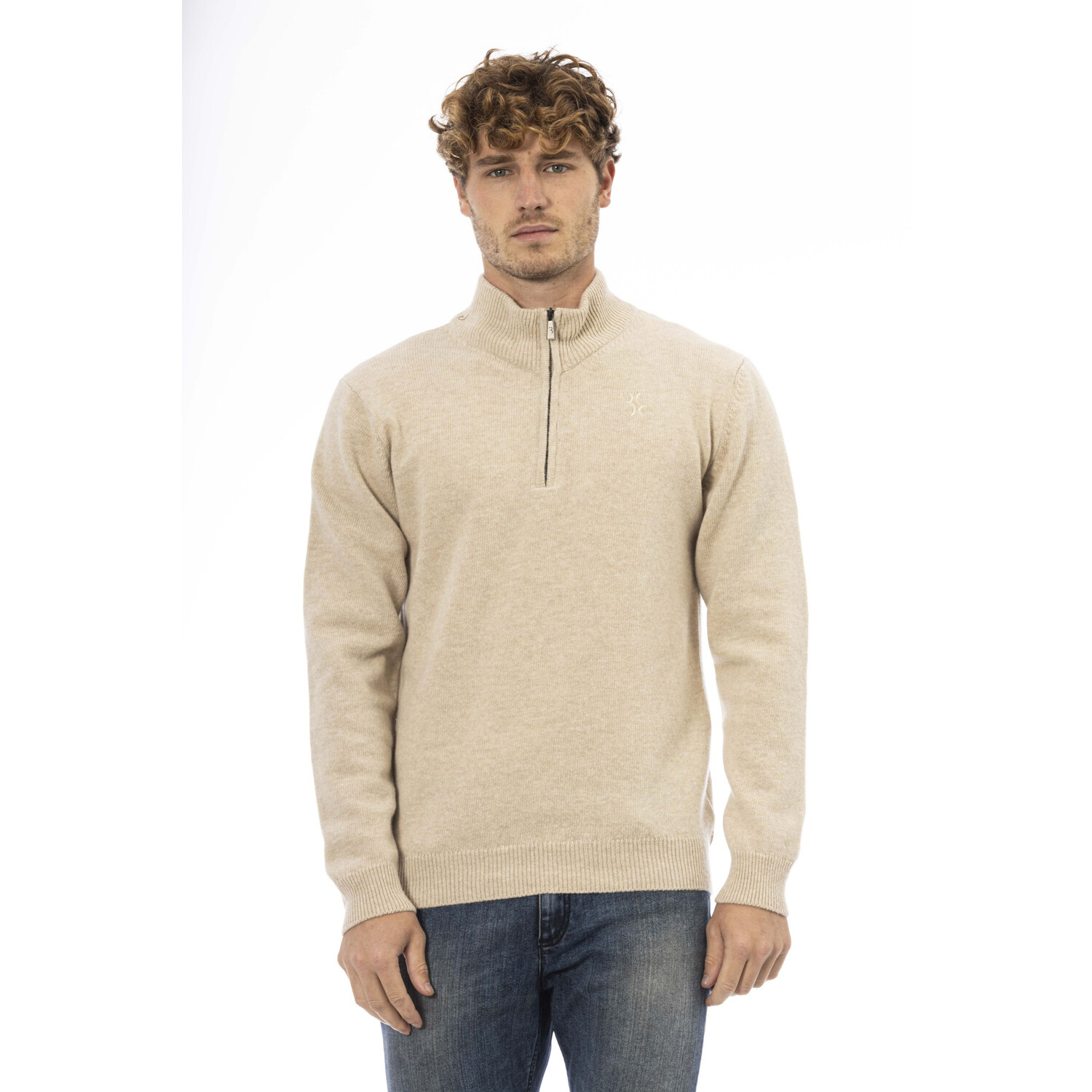 

Свитер Billionaire Half Zip, бежевый