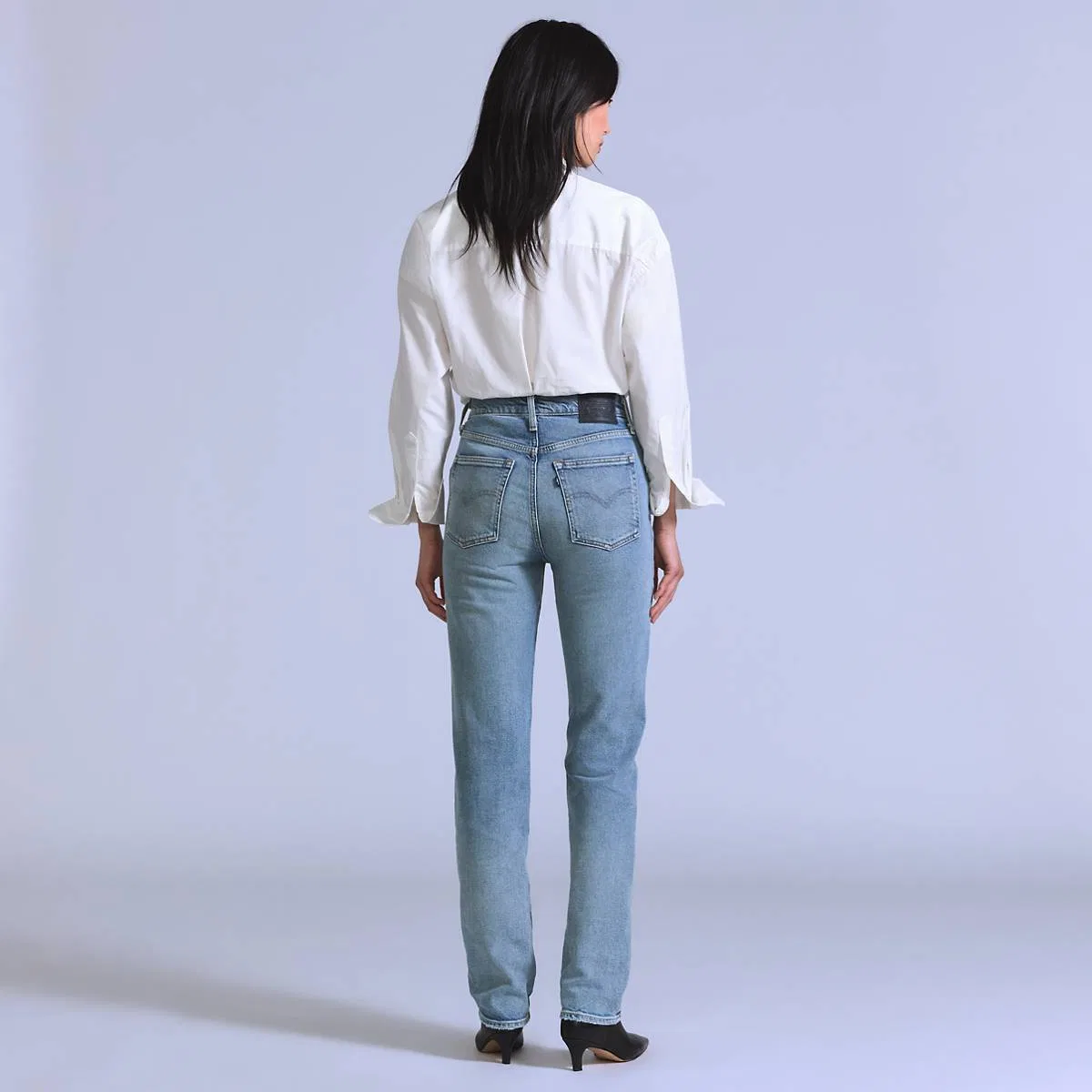Женские узкие джинсы Levi's, Bt Avis - Blue — фото 3