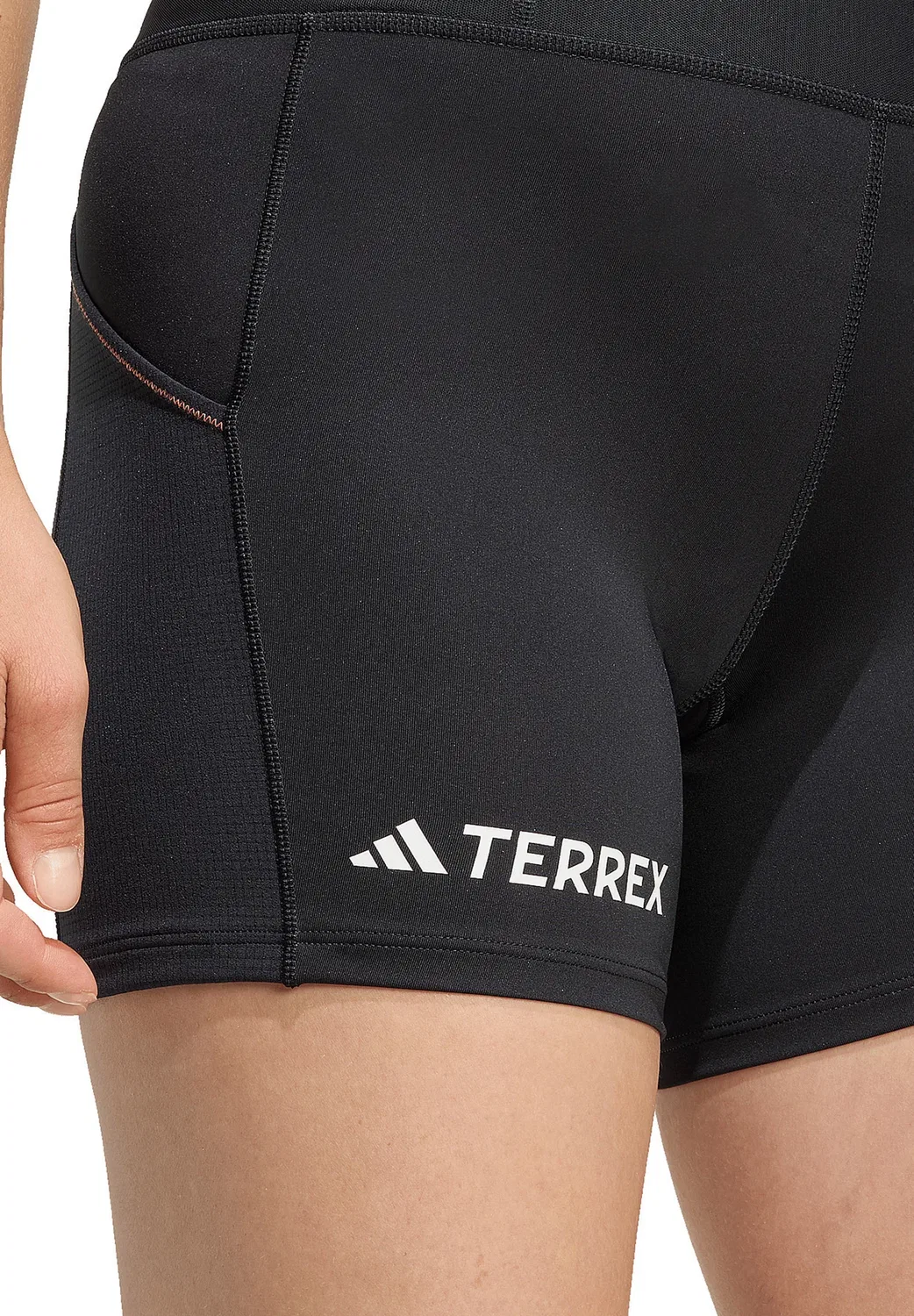 Terrex pro Tight 5 Zoll Short Damen Fussball - леггинсы Adidas Performance, Schwarz — фото 3