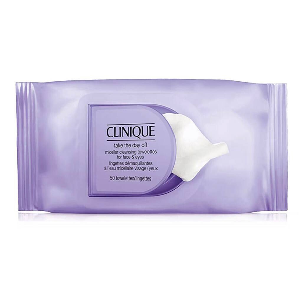 

Мицеллярные очищающие салфетки для лица и глаз Clinique, 50 шт