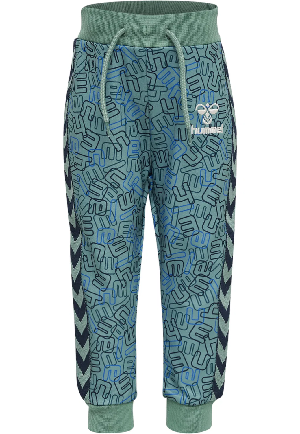 Детские штаны с регулируемой талией Hmlolympus Hummel, Blau Tiefseeblau Mediterranes Blau