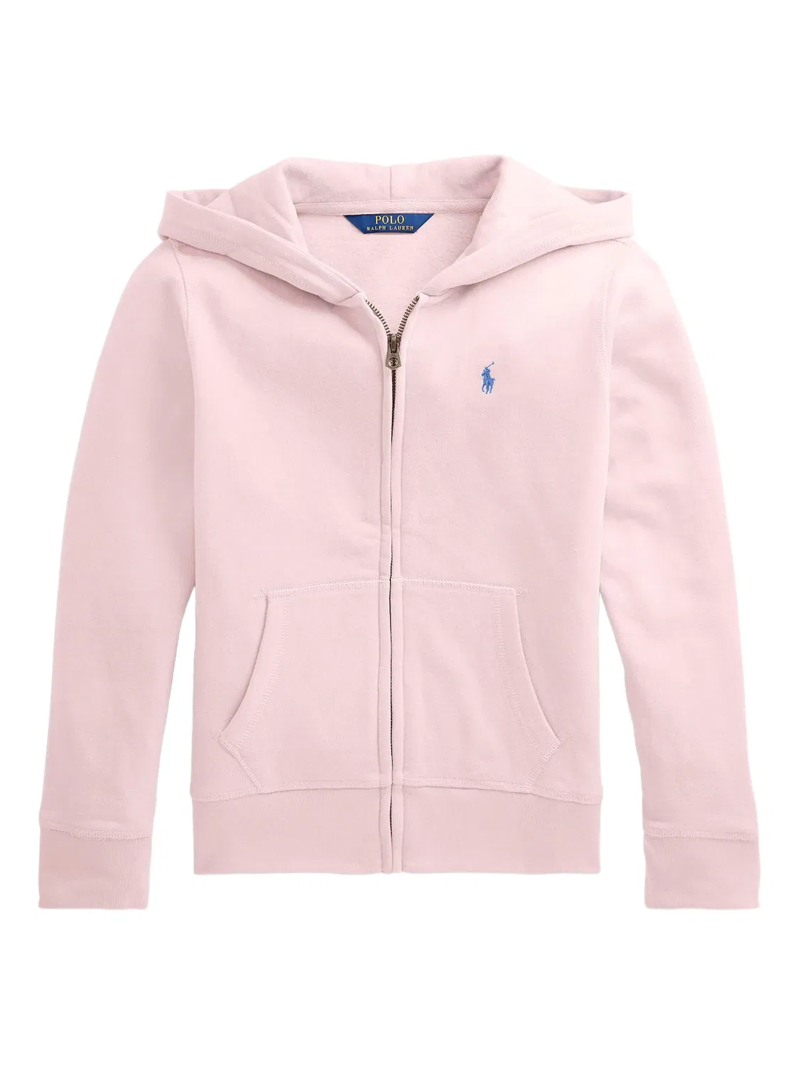 Фиолетовая толстовка на молнии Polo Ralph Lauren, светло-розовый