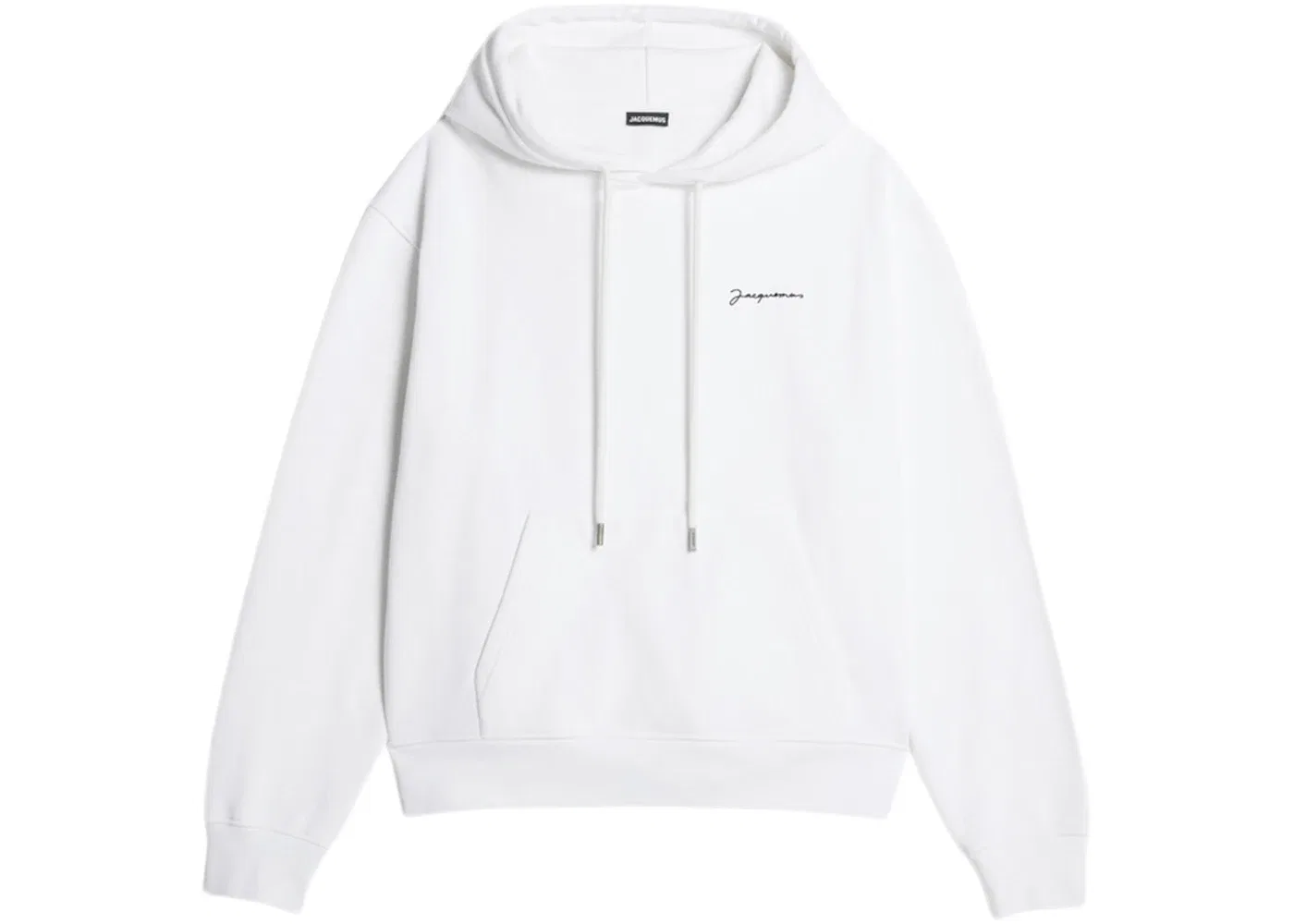 Унисекс худи с вышивкой Jacquemus, White/Black
