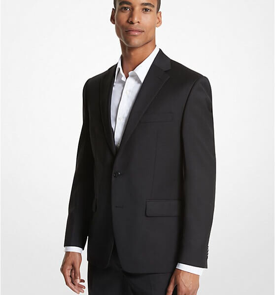 

Пиджак Michael Kors Kaplan Wool Blend, черный