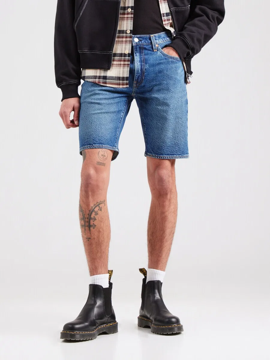 Шорты LEVI'S Regular '405 Standard' синего цвета — фото 2
