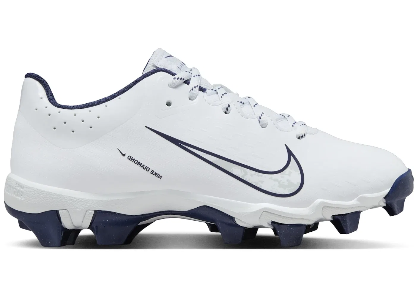 Детские бутсы Nike Hyperdiamond 4 Keystone, White/Pure Platinum/Midnight Navy