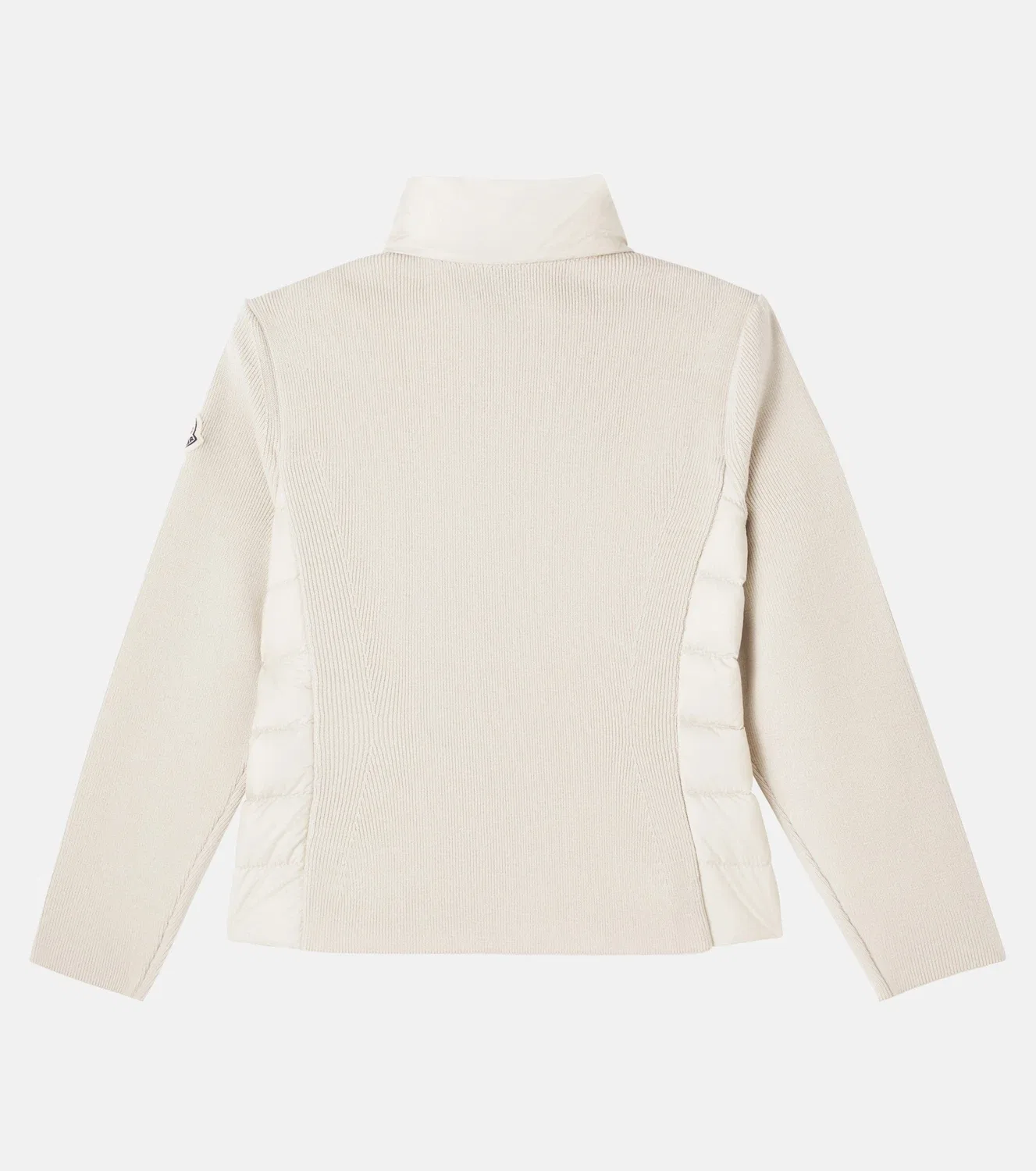 Легкая куртка из шерсти Moncler Enfant, бежевый — фото 2