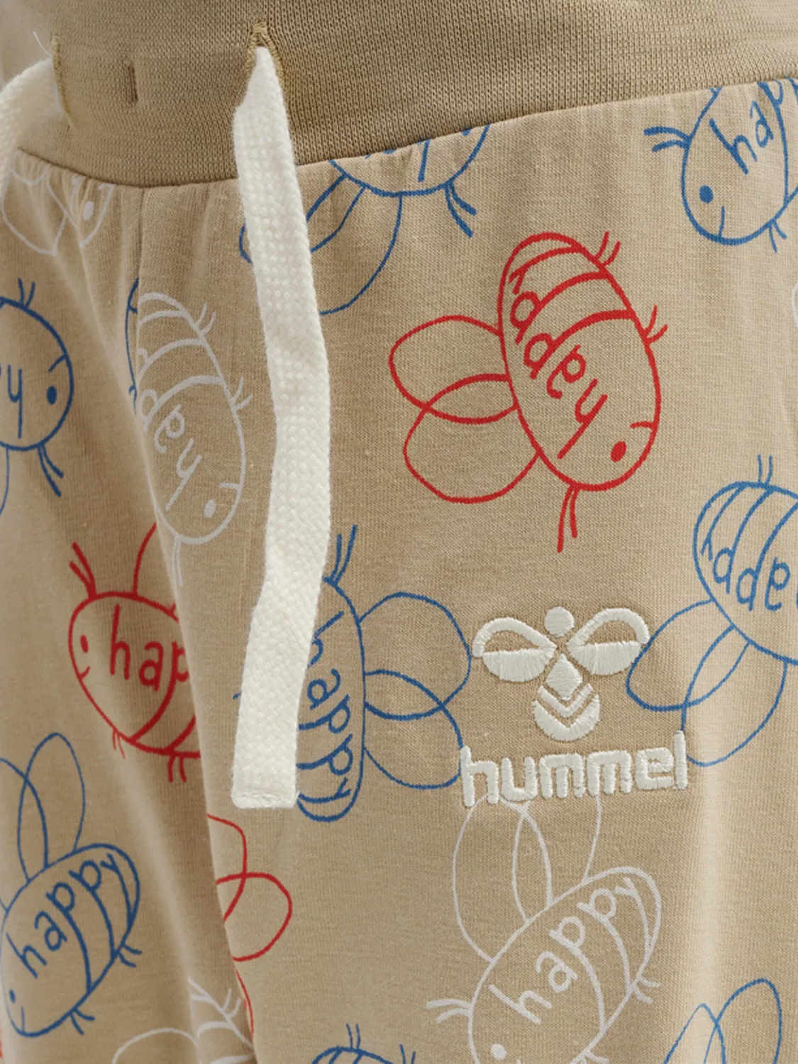 Детские спортивные брюки с регулируемой талией Hmlkian Hummel, Grau Beige — фото 3
