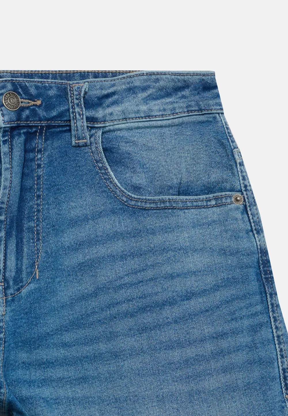 Унисекс - джинсы зауженного кроя Diesel, Blue Denim — фото 3