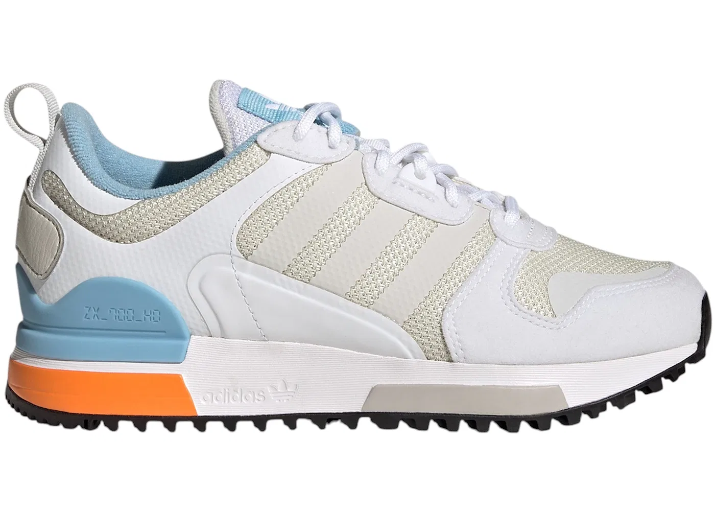 Детские кроссовки lifestyle ZX 700 HD Adidas, Cloud White/Orbit Grey/Clear Blue