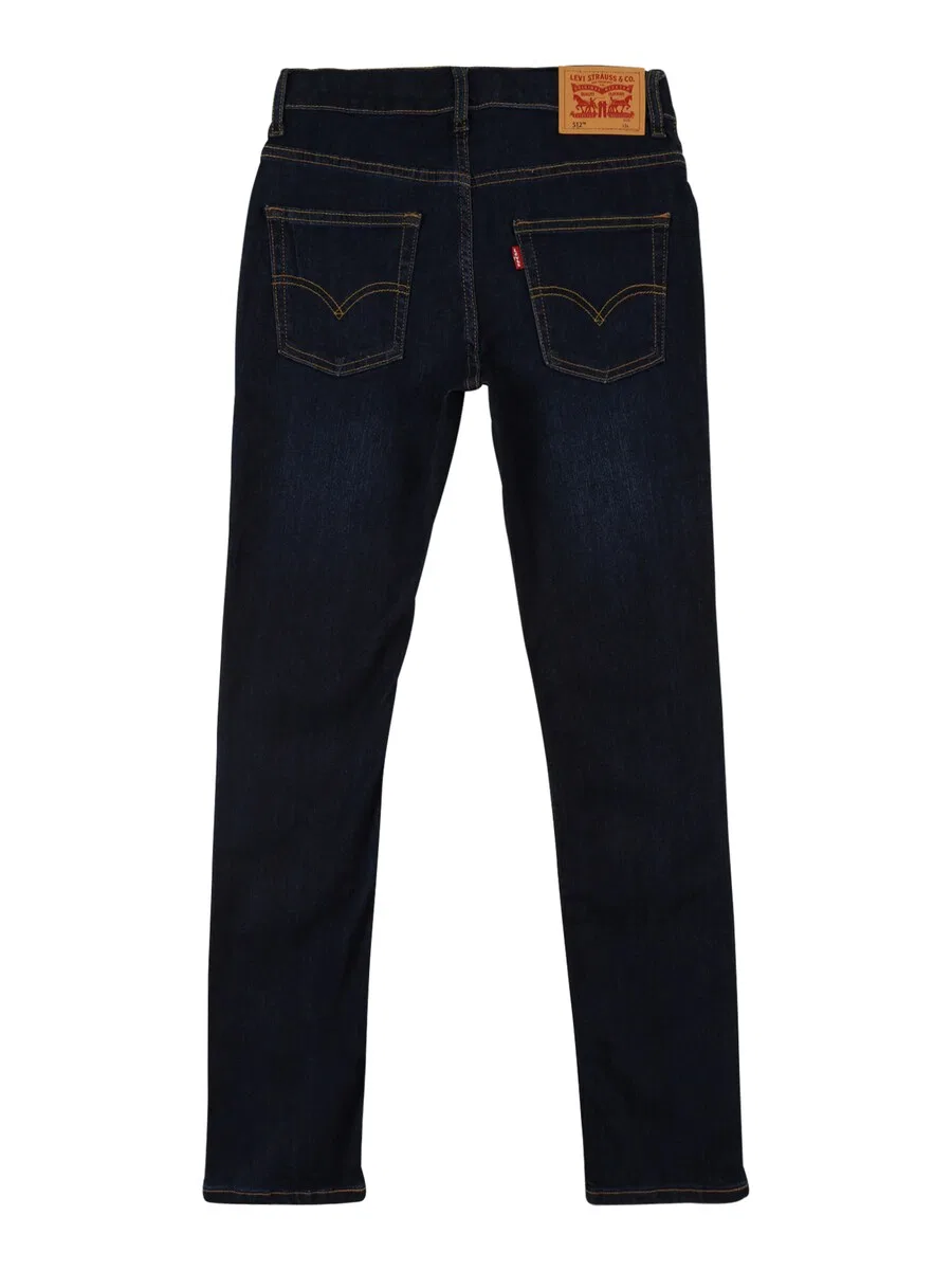 Детские джинсы Slim fit '512' темно-синего цвета Levi'S Kids — фото 2