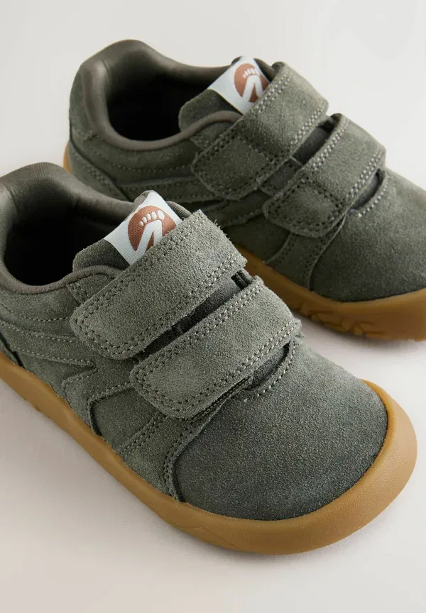 Ботинки кожаные Baby shoes Next, Khaki Green, зеленый/хаки — фото 4