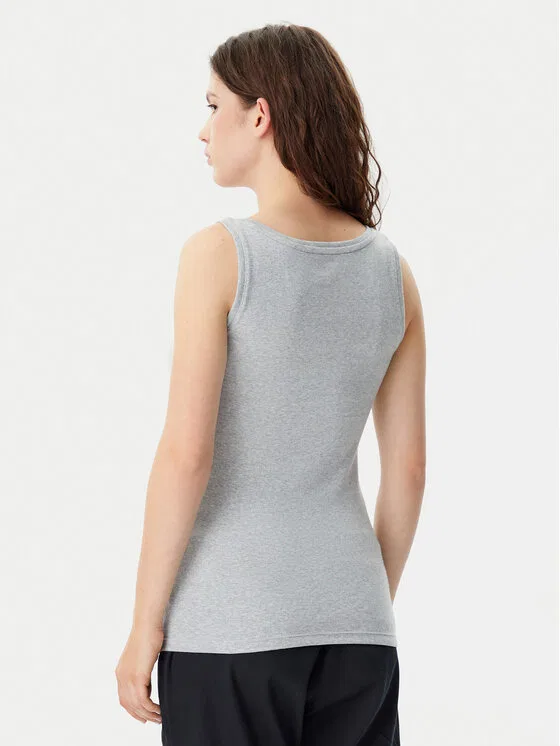 Топ slim fit Gap, серый — фото 3
