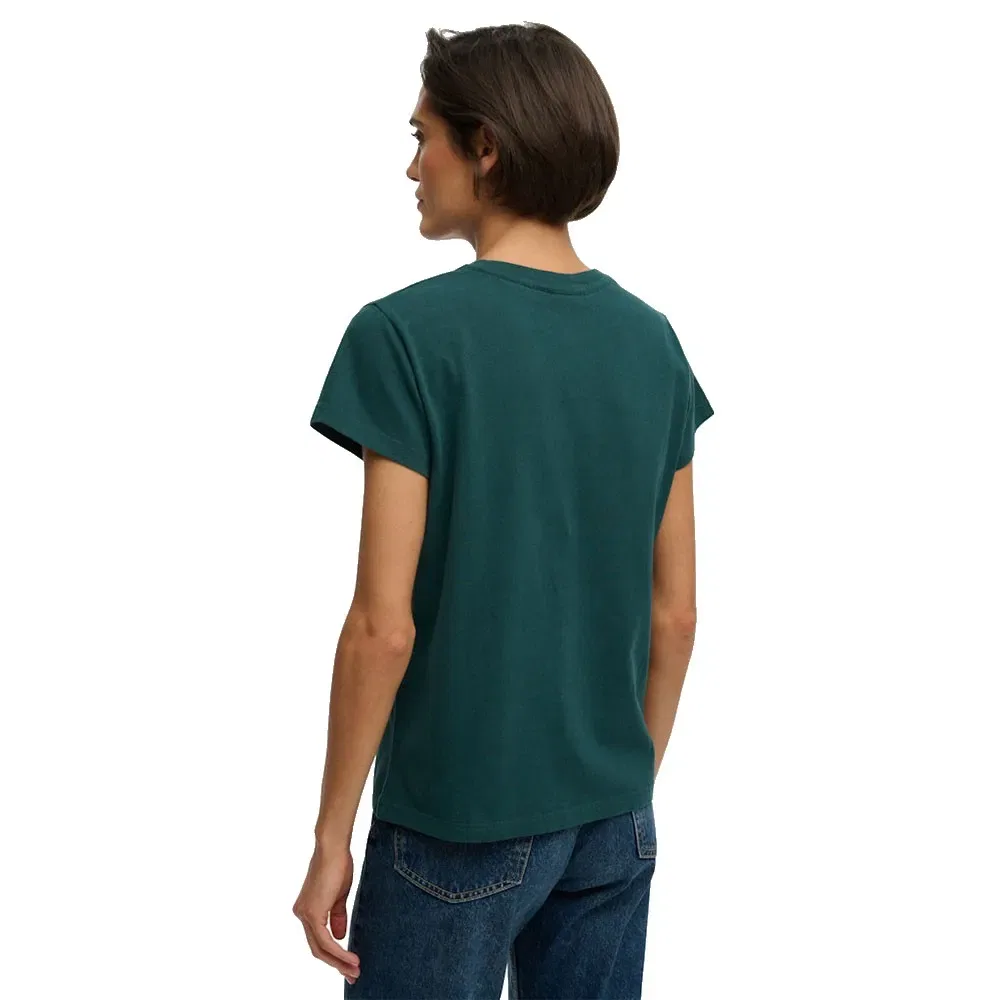 Футболка с коротким рукавом Luxe Casual Classic Superdry, зеленый — фото 2