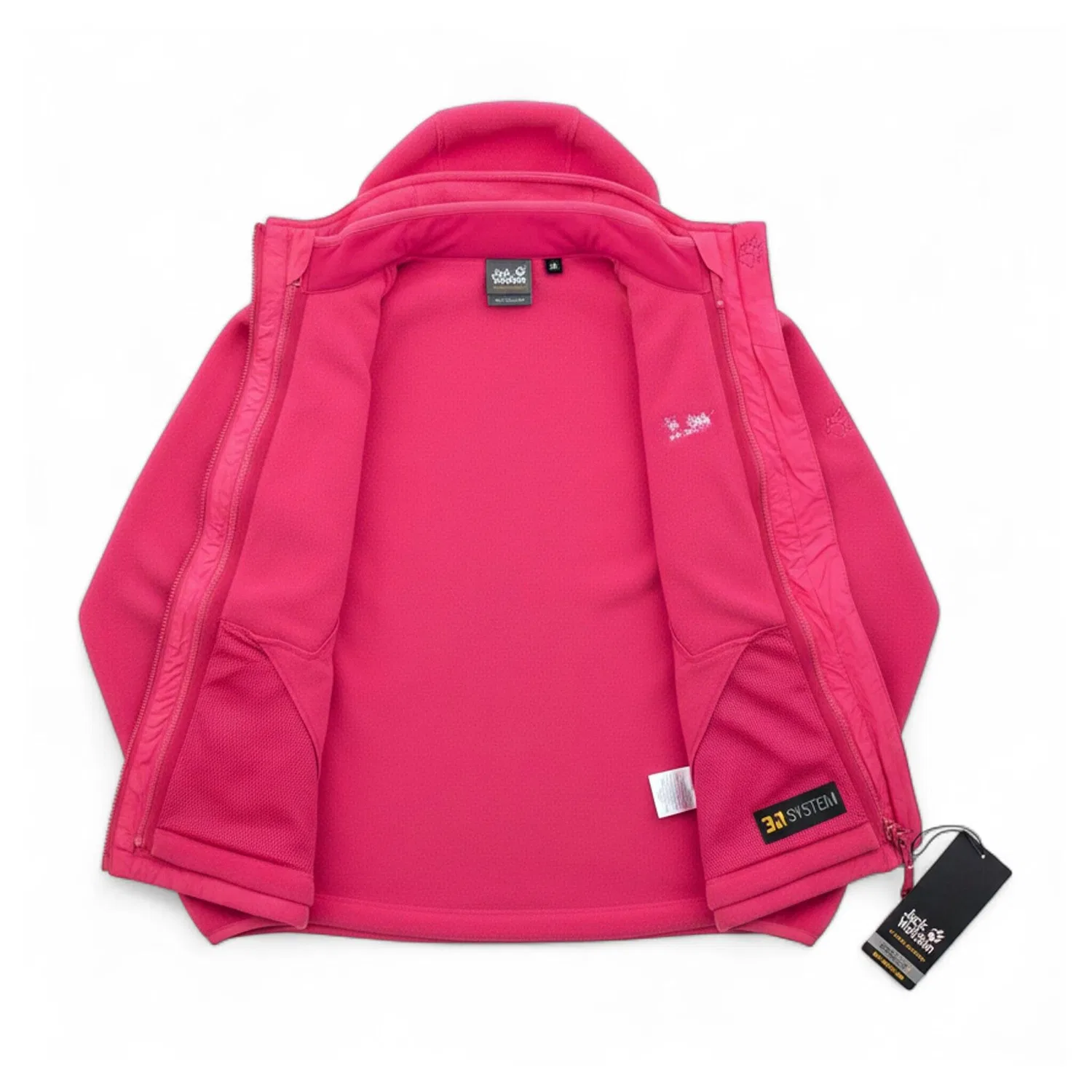 Детская флисовая куртка Glen Dale Jack Wolfskin, Роза — фото 3