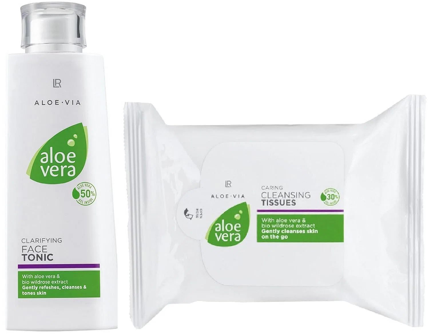 Тоник для лица LR Aloe Vera, 200 мл, 25 салфеток