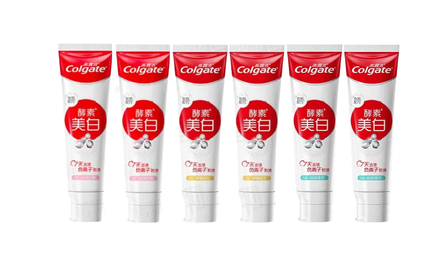 Набор зубных паст для отбеливания COLGATE, Passionfruit, Baking Soda, Enzyme — фото 4
