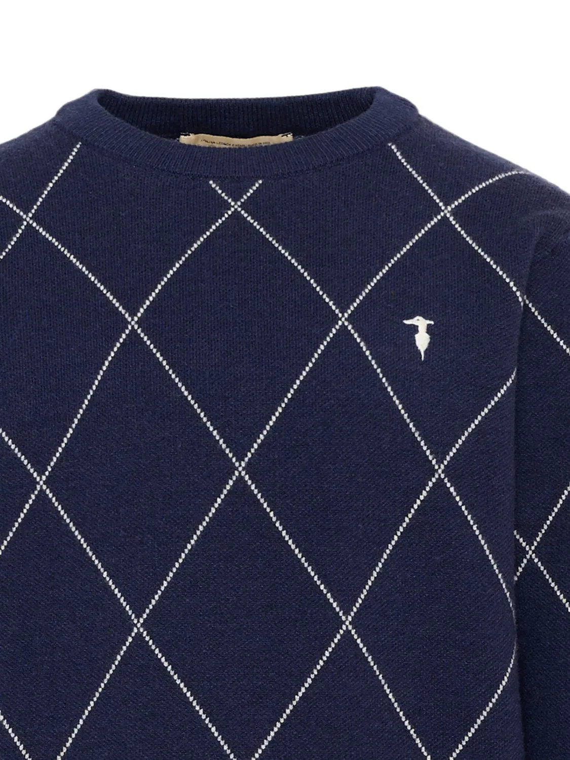 Свитер с длинными рукавами Trussardi Junior, синий — фото 3