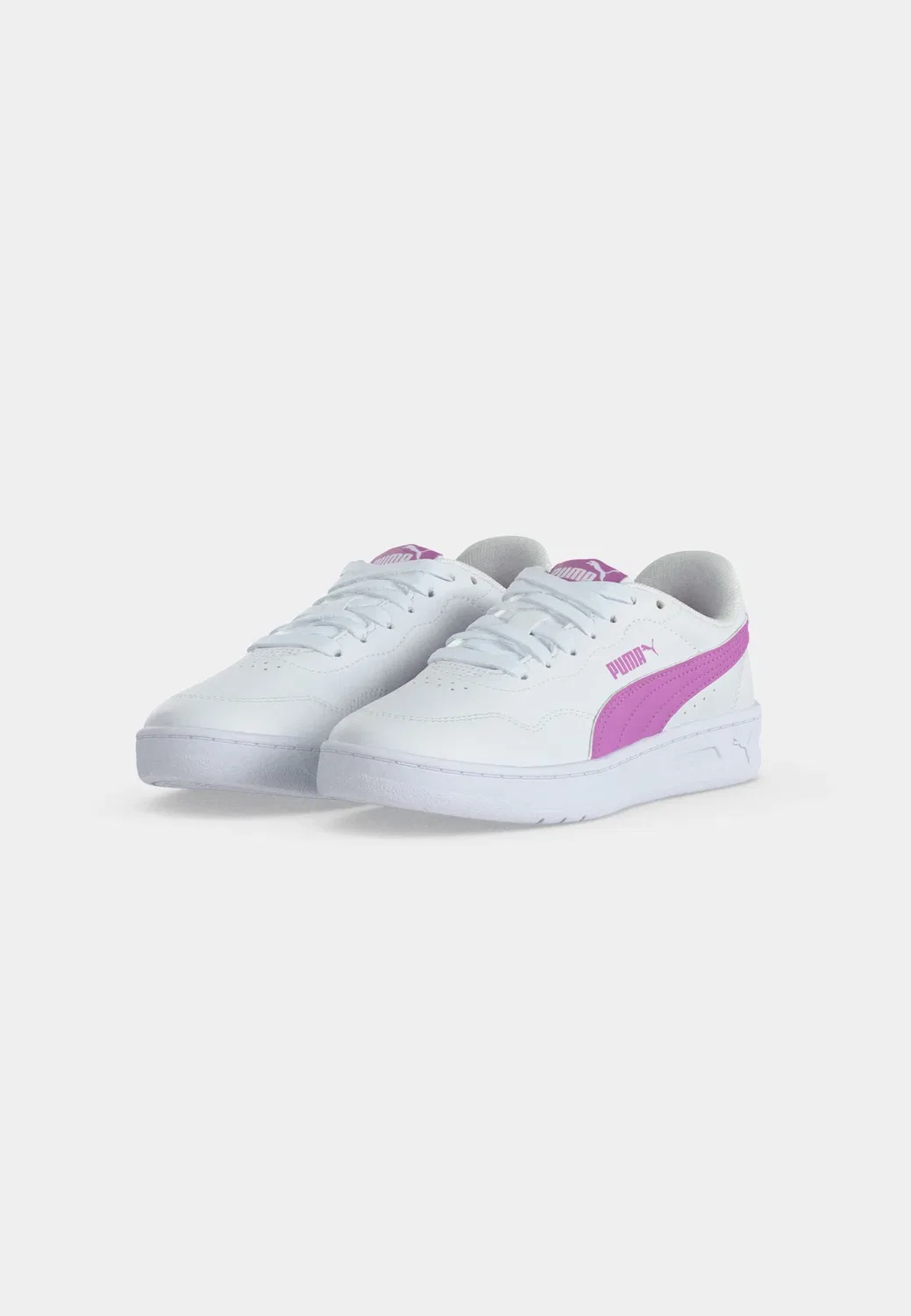 Кроссовки Court Lally Jr унисекс Puma, White/Mauve Pop — фото 3