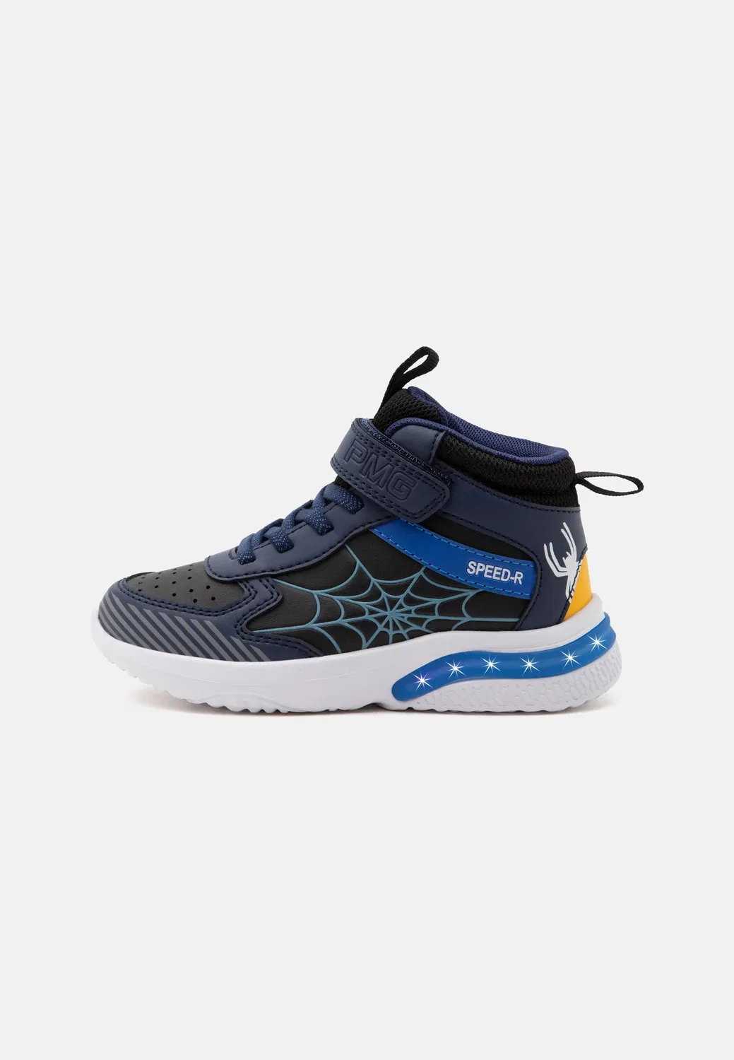 Кроссовки B&G Infinileds унисекс - высокие кроссовки Primigi, Navy/Black