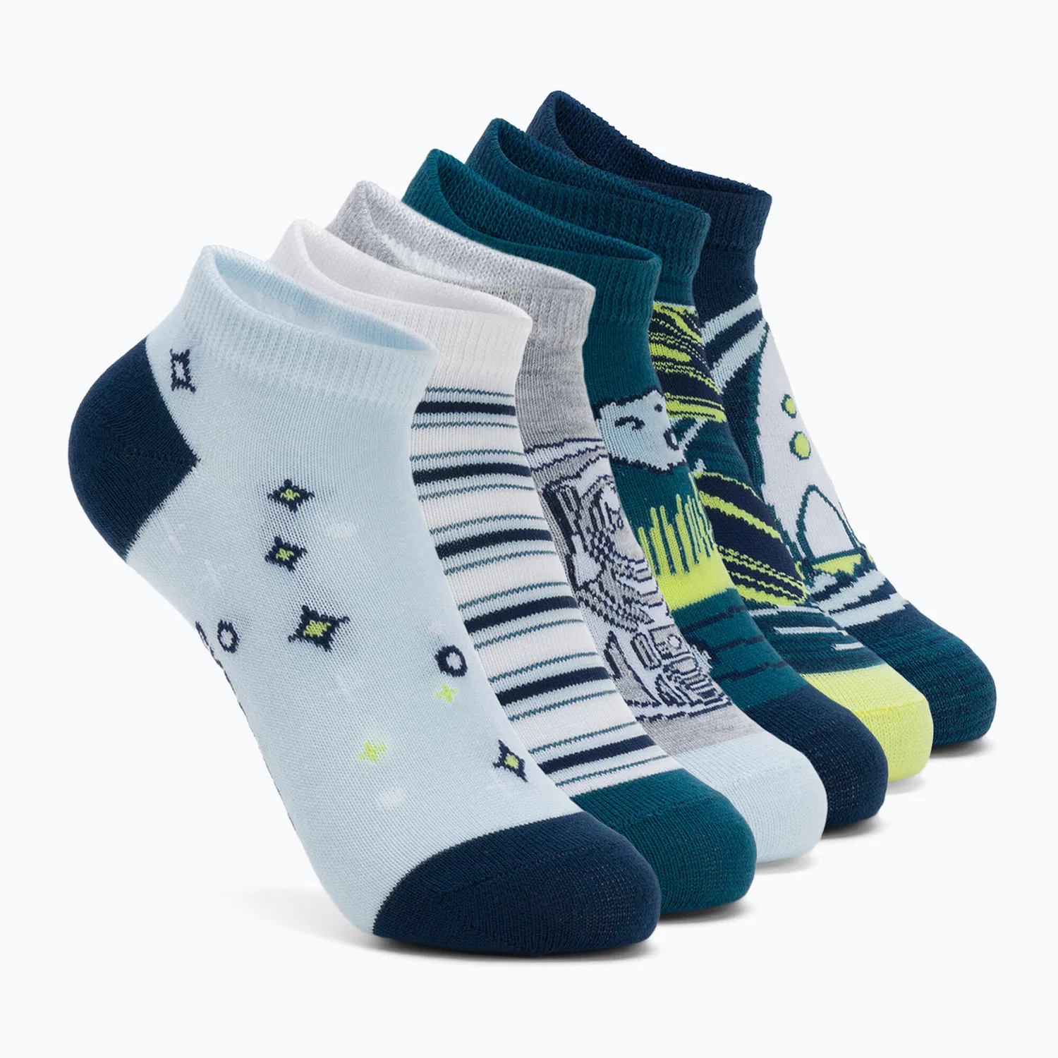 Детские носки с низким вырезом Skechers 1/2 Terry Low Cut, Цвет Bunt