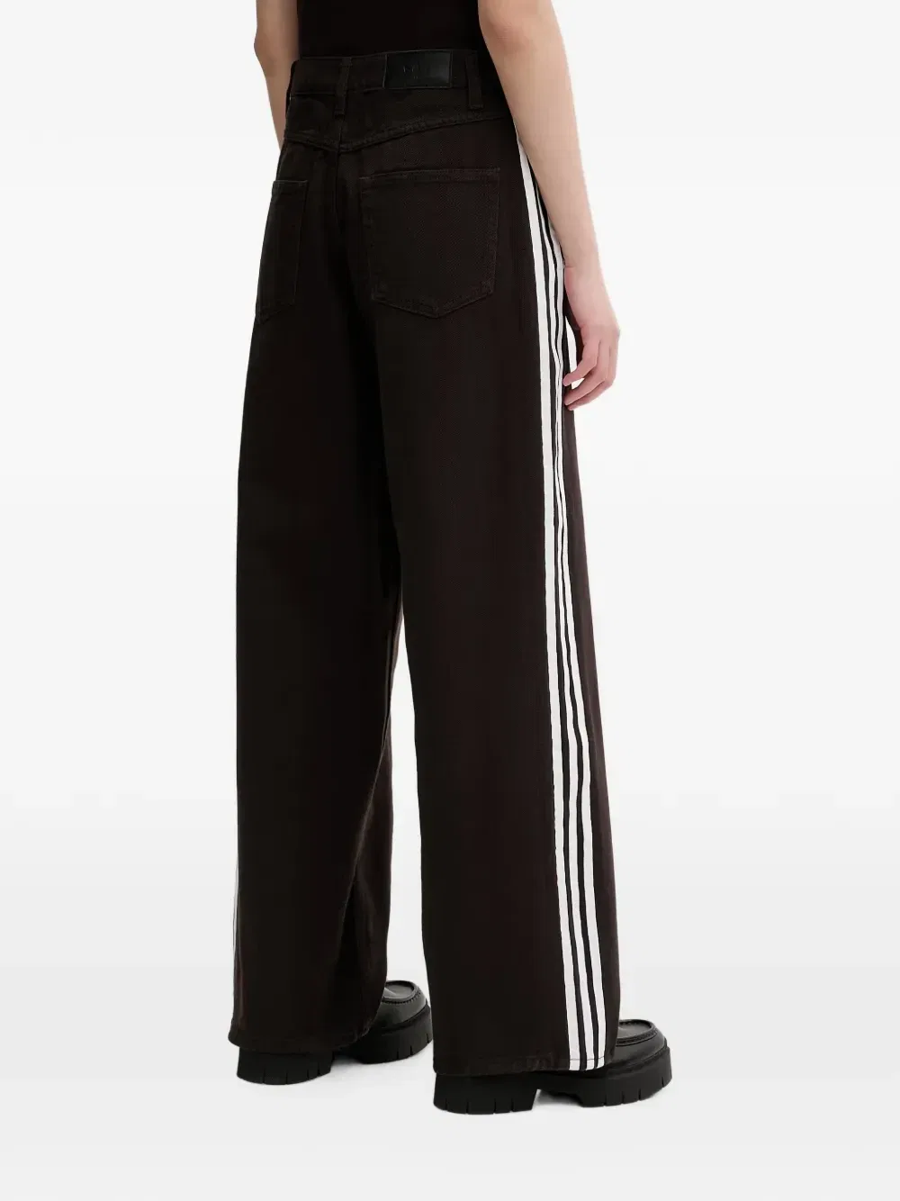 Джинсы Firebird 3-Stripes Adidas, коричневый — фото 3