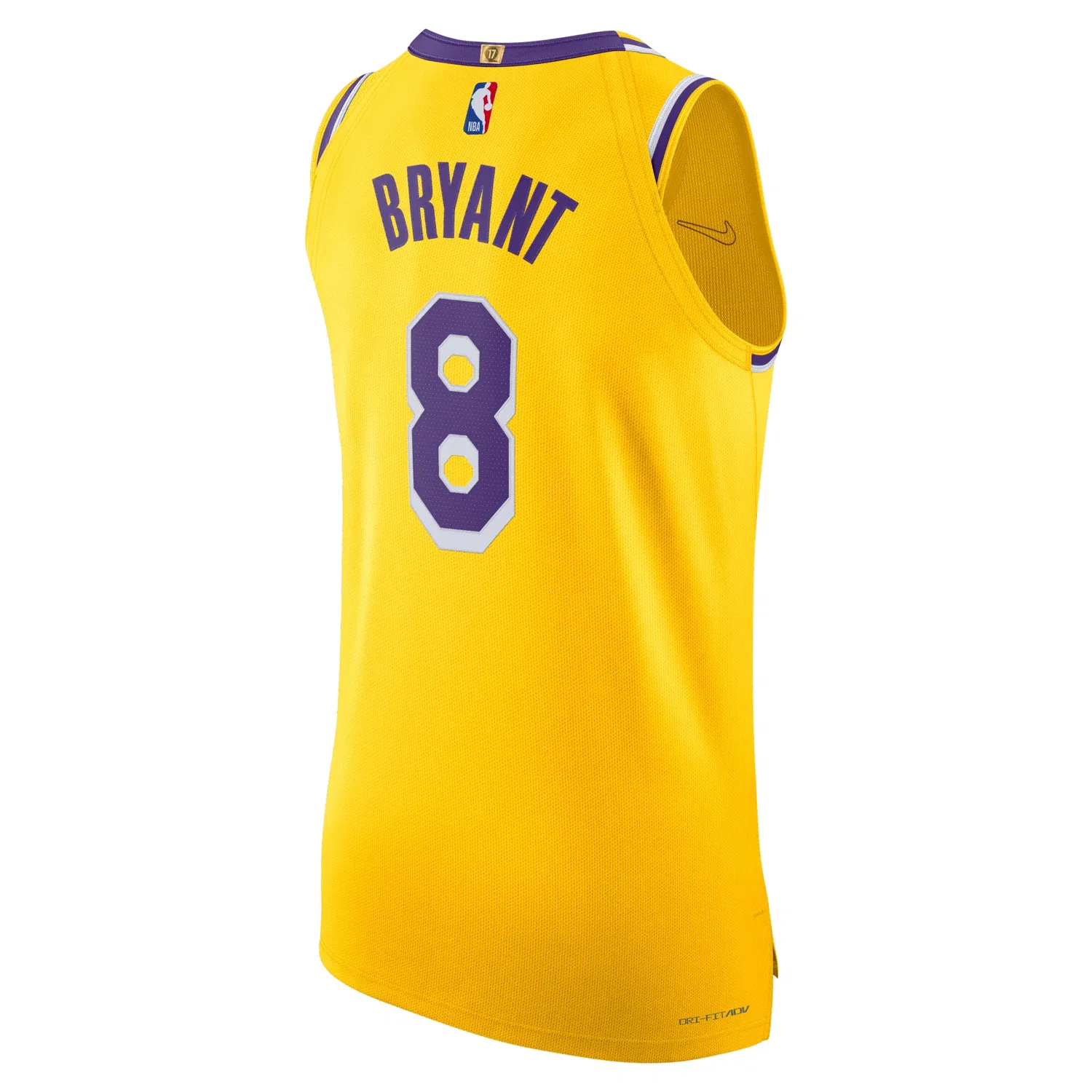 Мужская баскетбольная джерси Nike Kobe Bryant Los Angeles Lakers Icon Edition 2022/23 Dri-FIT ADV NBA Authentic Jersey Golden Purple, желтый — фото 2
