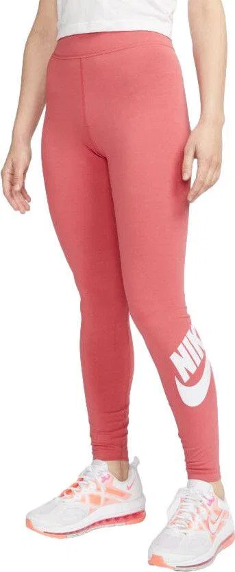 Женские леггинсы с высоким поясом Nike Sportswear Essential, Archaeo, Цвет: Роза