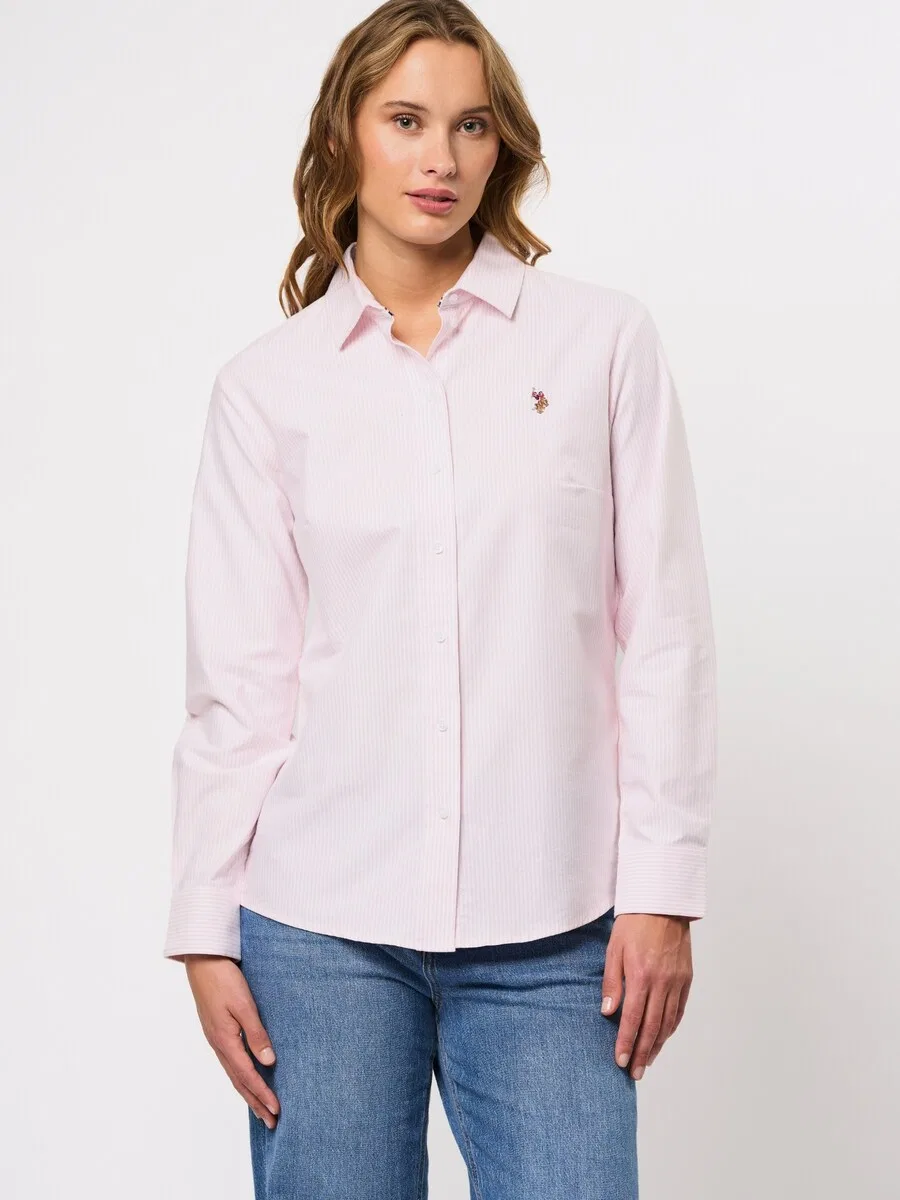Блузка U.S. Polo Assn. 'UWGina' цвета розового — фото 3