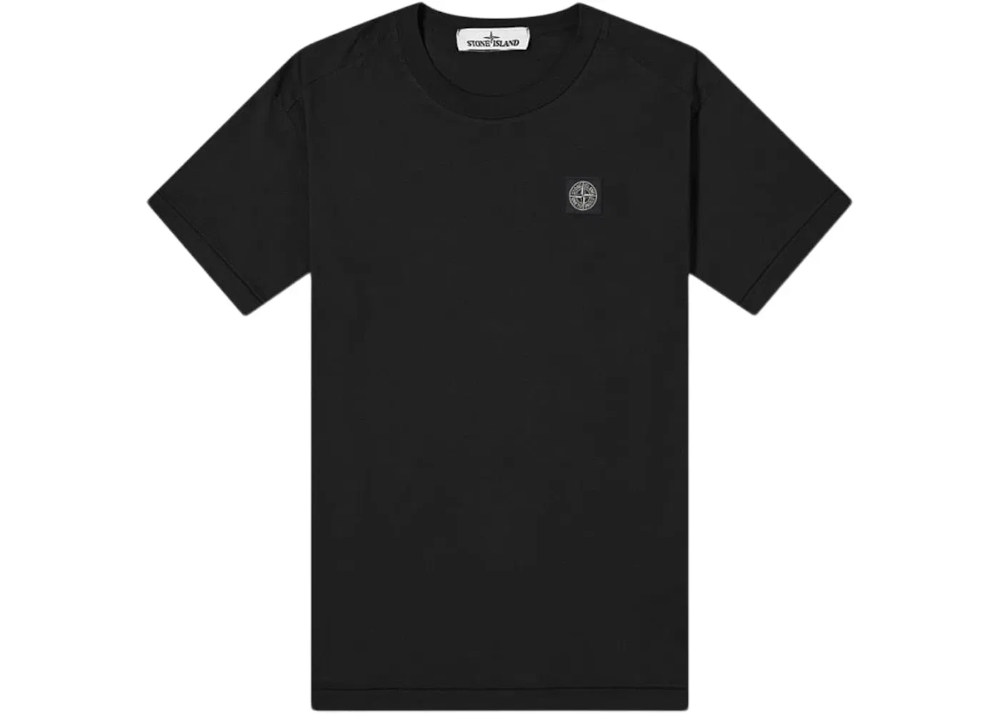 Мужская футболка с патчем Stone Island Black