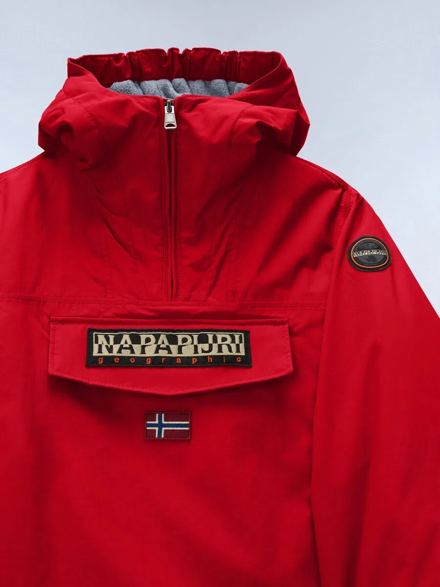 Куртка NAPAPIJRI Performance Jacket 'Rainforest 2' красного цвета — фото 4